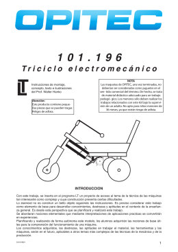 Triciclo electromecánico