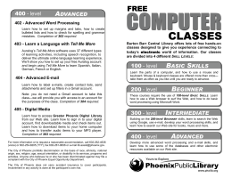 comp class catalog BW CW