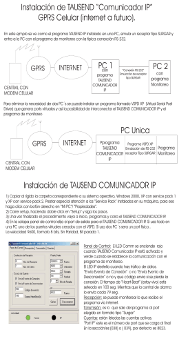 Instalacion del programa TAUSEND-IP