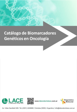biomarcadores geneticos en oncologia julio 2015