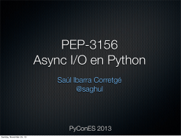 Descargar pdf - PyCon España 2013
