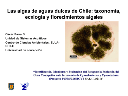 Algas de aguas dulces en Chile: taxonomía, ecología y