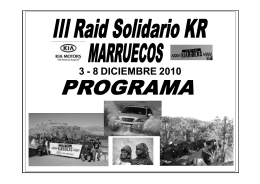 Presentación Programa III Raid Solidario KR Marruecos.ppt
