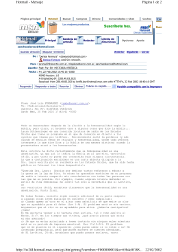 Página 1 de 2 Hotmail - Mensaje 22/02/2002 http