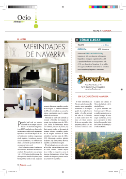 Hotel Merindades de Navarra Navarra Aequitectura de