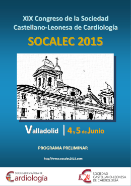 Programa del congreso SOCALEC