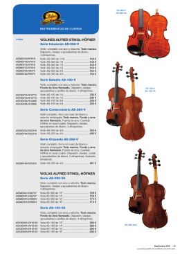 violines alfred stingl-höfner violas alfred stingl