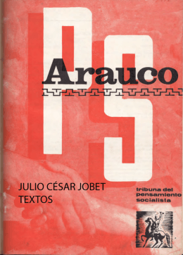 Revista Arauco, textos de Julio César Jobet