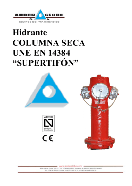 Hidrante COLUMNA SECA UNE EN 14384