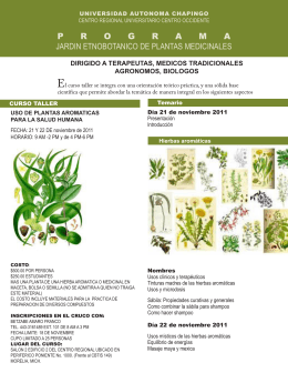programa jardin etnobotanico de plantas medicinales