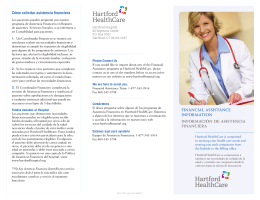 Hartford HealthCare Financial Assistance Brochure (English