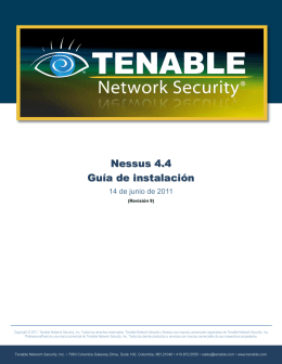 - Tenable Network Security