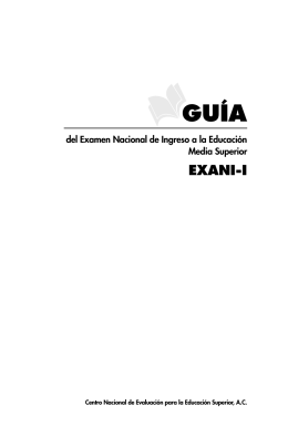 Guía EXANI-I