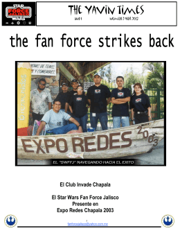 Abril 2003 - Star Wars Fan Force Jalisco