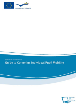 Guía de la Movilidad individual de los alumnos Comenius