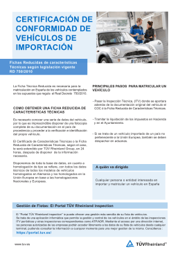 PDF- Certificación de Conformidad de Vehículos de Importación