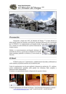 Hotel Apartamentos Rurales Asturias El Mirador del Parque