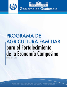 Programa de Agricultura Familiar para el Fortalecimiento