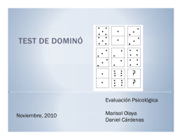TEST DE DOMINÓ - Psicologia en la Iberoamericana Blog