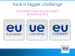 Oral presentation - Universidad Politécnica de Madrid