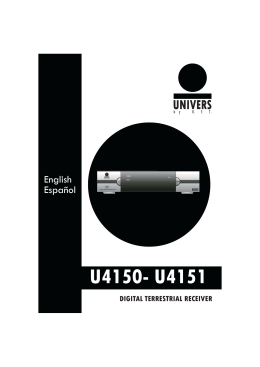 Manual PDF - Univers by FTE