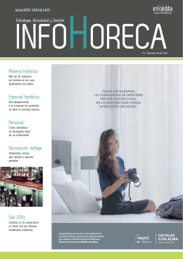InfoHoreca OCT 2014 – Proyectos Vintage