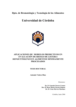 listeria monocytogenes - Helvia :: Repositorio Institucional de la