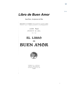 El Libro de Buen Amor - Biblioteca Virtual Miguel de
