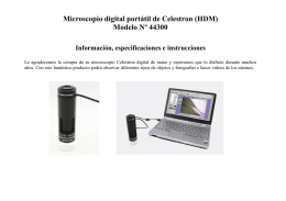 Manual para microscopio 44300