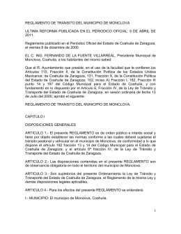 Monclova - Licencias de conducir del estado de Coahuila Zaragoza