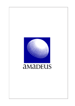 Amadeus Work Areas