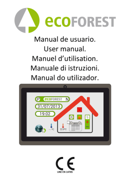 Manual de usuario. User manual. Manuel d`utilisation