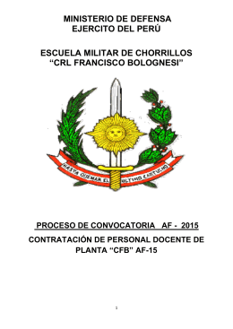 crl francisco bolognesi - Escuela Militar de Chorrillos