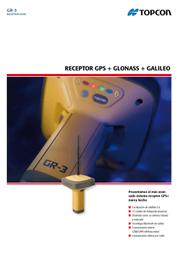 RECEPTOR GPS + GLONASS + GALILEO