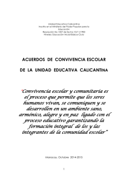 Unidad Educativa Calicantina - Bienvenidos al Colegio Calicantina