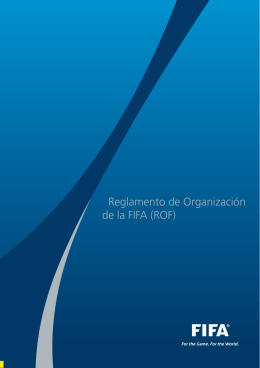 Reglamento de Organización de la FIFA