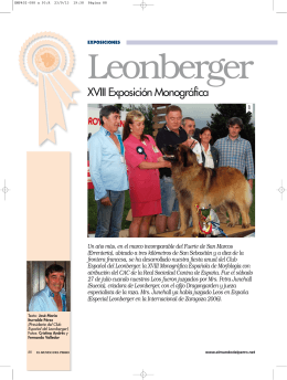 XVIII Exposición Monográfica - International Leonberger Union