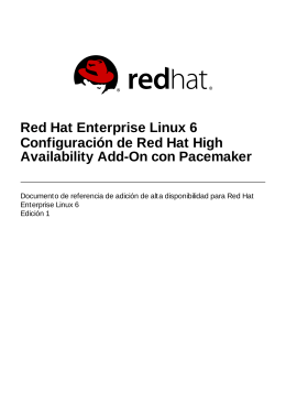 Configuración de Red Hat High Availability Add