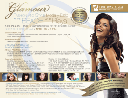 Glamour Show Update Flyer.indd