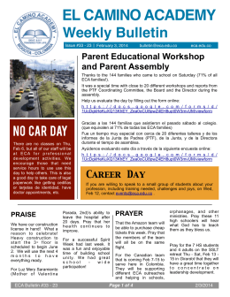 2/3 Weekly Bulletin