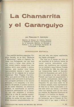 La Chamarrita y el Carangüiyo