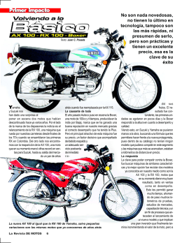 AX 100 - La Revista De Motos