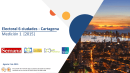 consulte aquí la ficha técnica y la encuesta completa sobre Cartagena
