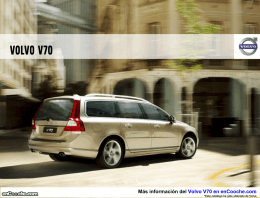 Catálogo del Volvo V70