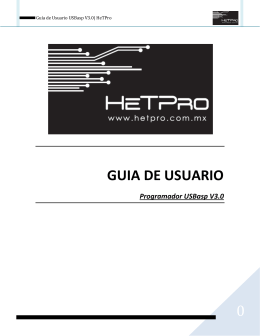 Guía de Usuario USBasp V3.0| HeTPro