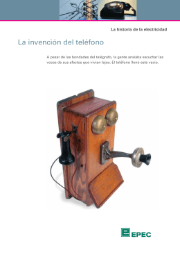 La invención del teléfono