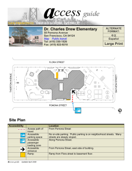 Dr. Charles Drew Elementary Site Plan