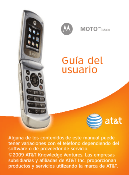 AT&T Spanish EM330 Getting Started Guide