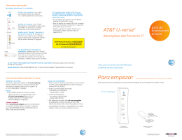 (ATT150150902) Reemplazo del Portal Wi-Fi de AT&T U