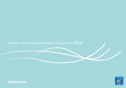 Informe de Responsabilidad Corporativa 2010